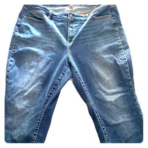 Talbots Petite Plus Size Woman’s Flare Jeans Denim